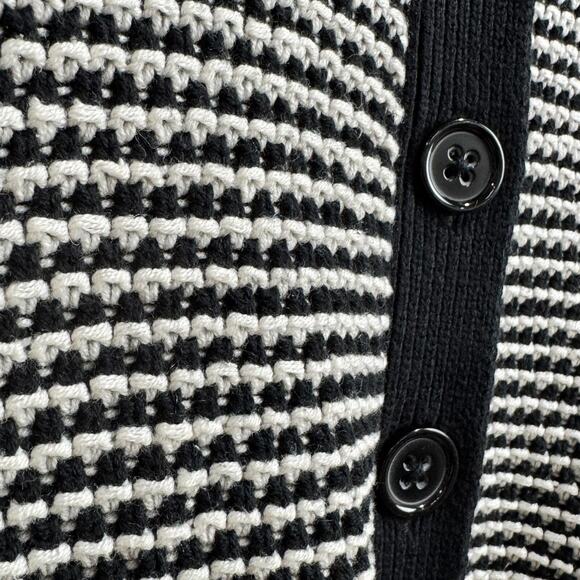 Black & White Banana Republic Button Up Cardigan -Size Small - Picture 6 of 8